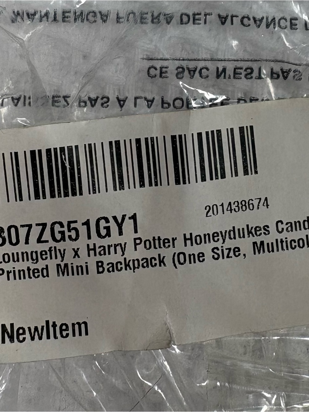 Loungefly x Harry Potter Honeydukes Candy Printed Mini Backpack Universal NWT - Picture 11 of 12